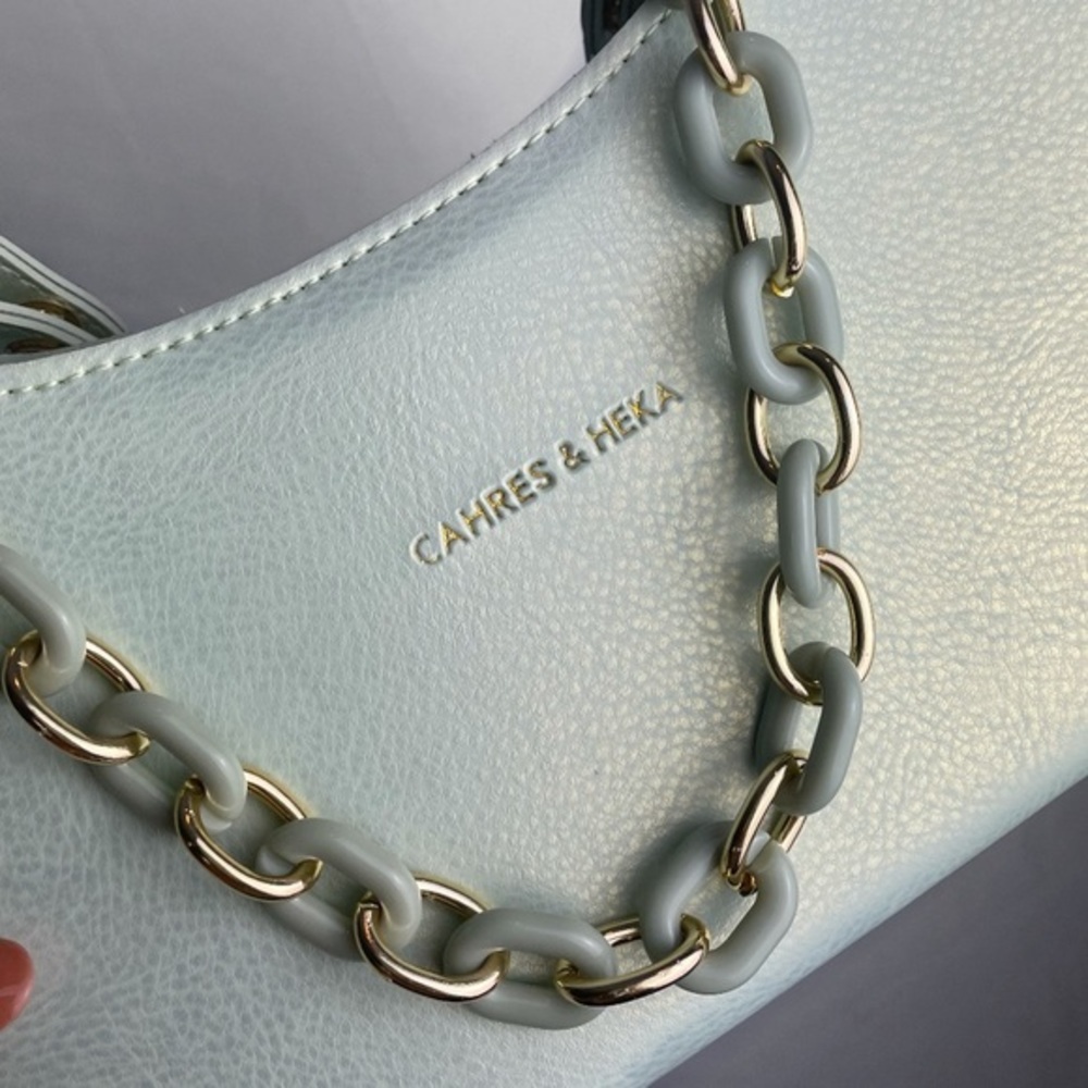 Shimmer Green Shoulder Bag